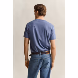 Gant 2003184-476 Maglietta Rib-knit neckline Manica corta Cotone - Vista aggiuntiva 4