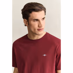 Gant 2003184-676 Maglietta Rib-knit neckline Manica corta Cotone - Vista aggiuntiva 3