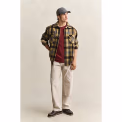 Gant 2003184-676 Maglietta Rib-knit neckline Manica corta Cotone - Vista aggiuntiva 2