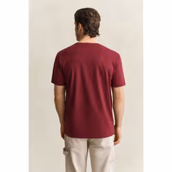 Gant 2003184-676 Maglietta Rib-knit neckline Manica corta Cotone - Vista aggiuntiva 4