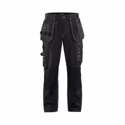 Blakläder 15301370, Pantaloni, Uomo, Nero, Allacciatura a zip, Cotone, 370 g/m²