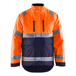 Blakläder 482719775389 Giacca Blu marino, Arancione