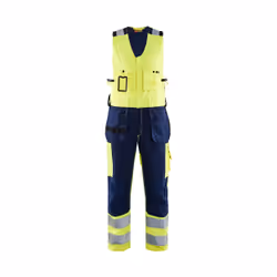 Blakläder 265318043389, Blu marino, Giallo, C62, Adulto, Senza maniche, Lunghezza totale, Allacciatura a zip