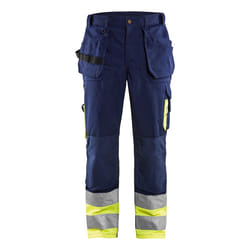 Blakläder 152913708833 Pantaloni Blu, Blu marino, Giallo