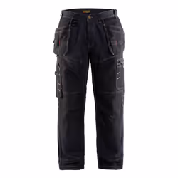Blakläder 150011408999, Pantaloni, Uomo, Nero, Blu, Blu marino, D92, Chiusura ad anello a D, Allacciatura a zip, Cotone, Poli ...