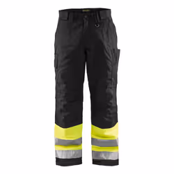 Blakläder 186218113399C58, Pantaloni, Uomo, Nero, Giallo, Allacciatura a zip, Cotone, Poliestere, 240 g/m²