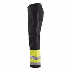 Blakläder 186218113399 Pantaloni Nero, Giallo - Vista aggiuntiva 4