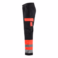Blakläder 158418605599 Pantaloni Nero, Rosso - Vista aggiuntiva 4
