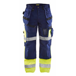 Blakläder 150818608933 Pantaloni Blu, Blu marino, Giallo