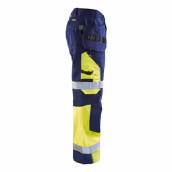 Blakläder 150818608933 Pantaloni Blu, Blu marino, Giallo