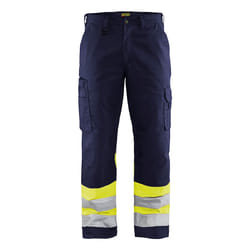 Blakläder 156418118933 Pantaloni Blu, Blu marino, Giallo