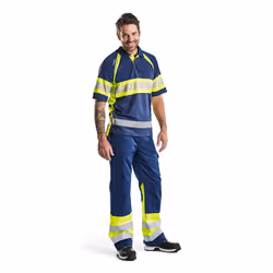 Blakläder 156418118933 Pantaloni Blu, Blu marino, Giallo - Vista aggiuntiva 5