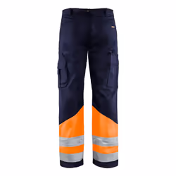Blakläder 156418118953 Pantaloni Blu, Blu marino, Arancione