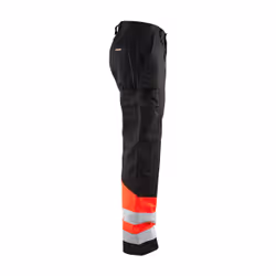 Blakläder 156418119955 Pantaloni Nero, Rosso