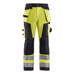 Blakläder 156818113399, Pantaloni, Uomo, Nero, Giallo, D104, Chiusura a bottone, Chiusura con patta, Cotone, Poliestere