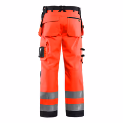 Blakläder 156725175599 Pantaloni Nero, Rosso