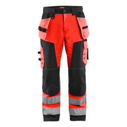 Blakläder 156725175599 Pantaloni Nero, Rosso
