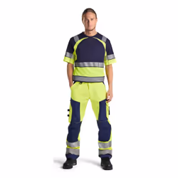 Blakläder 156618113389 Pantaloni Blu, Blu marino, Giallo - Vista aggiuntiva 5