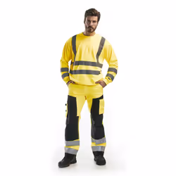 Blakläder 156618113399 Pantaloni Nero, Giallo - Vista aggiuntiva 7