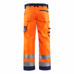 Blakläder 156618115389 Pantaloni Blu, Blu marino, Arancione