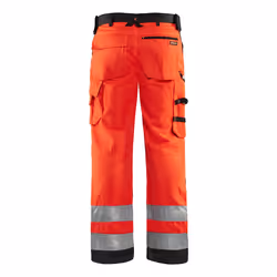 Blakläder 156618115599 Pantaloni Nero, Rosso