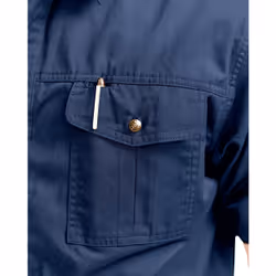 Blakläder 329711358900 M Taille M manches longues en sergé pour homme – Bleu marine - Vista aggiuntiva 5