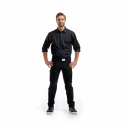 Blakläder 329711359900s sarga tamaño pequeño de manga larga camiseta – negro - Vista aggiuntiva 5