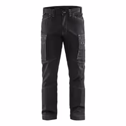 Blakläder 145911429900, Pantaloni, Uomo, Nero, D96, Chiusura ad anello a D, Allacciatura a zip, Cotone, Poliammide