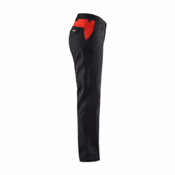 Blakläder 710418009956 Pantaloni Nero, Rosso