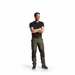 Blakläder 14591845 Pantaloni Nero, Verde - Vista aggiuntiva 7