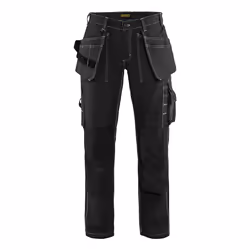 Blakläder 154513709900, Pantaloni, Donna, Nero, C42, Chiusura ad anello a D, Allacciatura a zip, Cotone