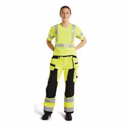Blakläder 715618113399 Pantaloni Nero, Giallo