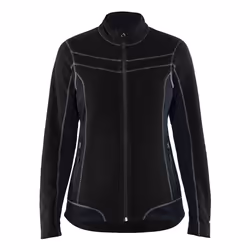 Blakläder 492410109900, Giacca, Donna, Nero, XS, Allacciatura a zip, Tessuto felpato, Poliestere
