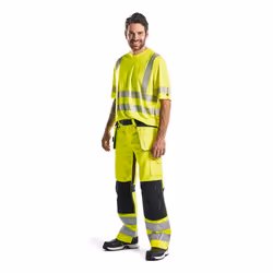 Blakläder 156518113399 Pantaloni Nero, Giallo