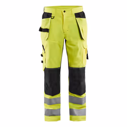 Blakläder 156518113399, Pantaloni, Uomo, Nero, Giallo, D92, Chiusura a bottone, Chiusura con patta, Cotone, Poliestere