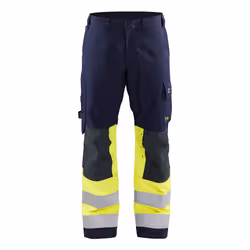 Blakläder 147815148933, Pantaloni, Uomo, Blu, Blu marino, Giallo, C150, Chiusura ad anello a D, Allacciatura a zip, Cotone, P ...