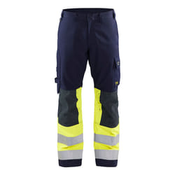 Blakläder 147815148933 Pantaloni Blu, Blu marino, Giallo