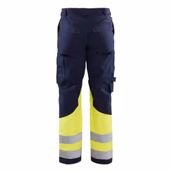 Blakläder 147815148933 Pantaloni Blu, Blu marino, Giallo