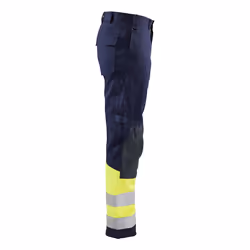 Blakläder 147815148933 Pantaloni Blu, Blu marino, Giallo