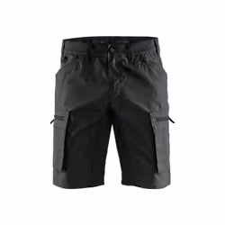 Blakläder 144918459900C50, Pantaloncini, Nero, 2 tasche, Chiusura a bottone, Allacciatura a zip, Cotone, Poliestere, 166 g/m²