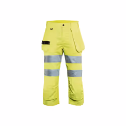 Blakläder 713918113300, Pantaloncini, Donna, Giallo, Allacciatura a zip, Cotone, Poliestere, 240 g/m²