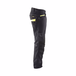 Blakläder 14951330 Pantaloni Nero, Giallo