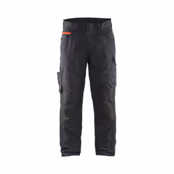 Blakläder 14951330, Pantaloni, Uomo, Nero, Rosso, Allacciatura a zip, Cotone, Poliestere, 250 g/m²