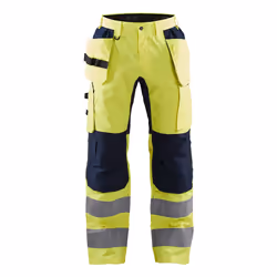 Blakläder 155218113389C64, Pantaloni, Blu, Blu marino, Giallo, Allacciatura a zip, Cotone, Poliestere, 240 g/m², 35%