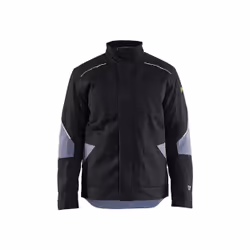 Blakläder 49611516, Giacca, Nero, Grigio, M, Allacciatura a zip, Cotone, Poliestere, 350 g/m²