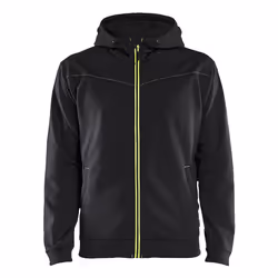 Blakläder 336325269933, Adulto, Maschio, Felpa con cappuccio, Nero, Giallo, Manica lunga, Monocromatico