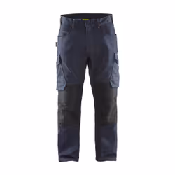 Blakläder 149711418999, Pantaloni, Uomo, Nero, Blu, Blu marino, D88, Chiusura ad anello a D, Allacciatura a zip, Cotone, Poli ...
