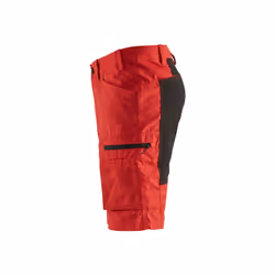Blakläder 144918455699C60 Pantaloncini Nero, Rosso - Vista aggiuntiva 4