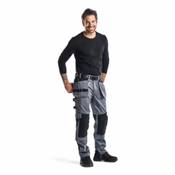 Blakläder 155518609499 Pantaloni Nero, Grigio - Vista aggiuntiva 5