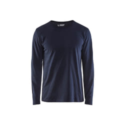 Blakläder 3500104286004XL Long Sleeve T-Shirt Size, Dark Navy Blue, 4Xl